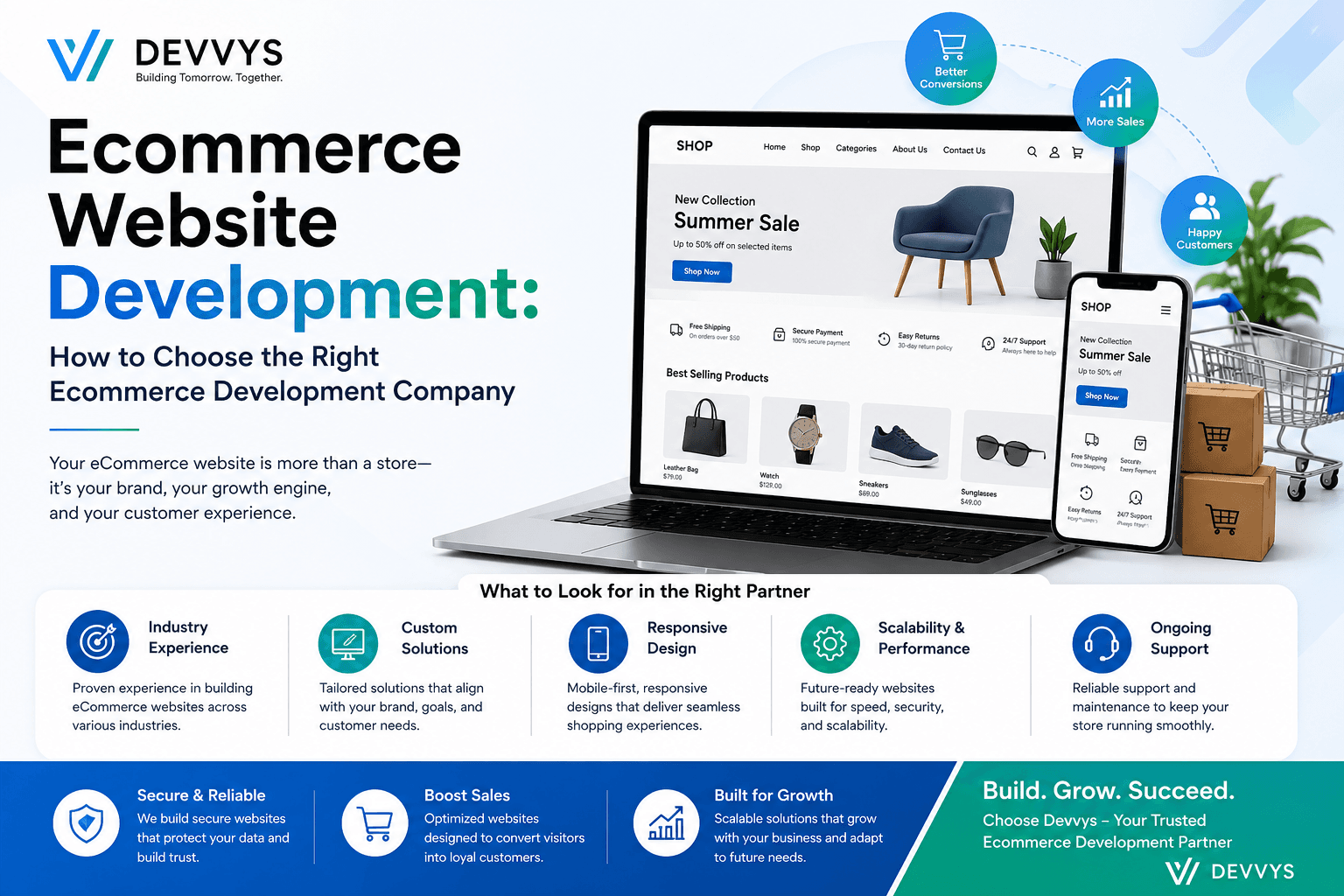 Ecommerce Website Development: How to Choose the Right Ecommerce Development Company