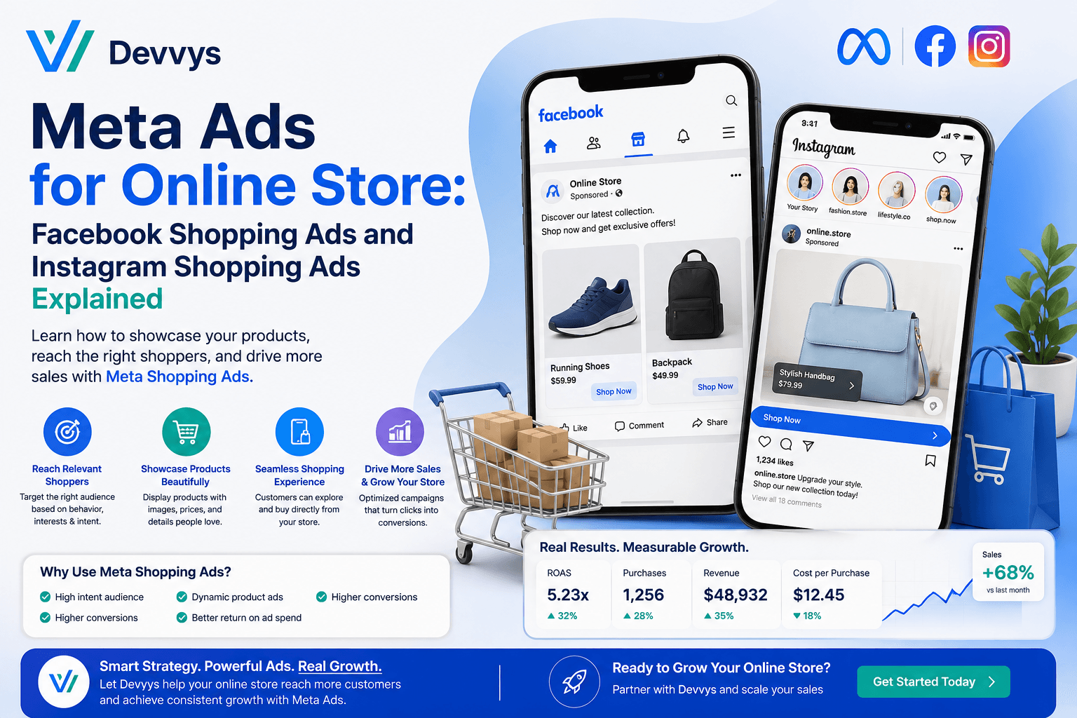 Meta Ads for Online Store: Facebook Shopping Ads and Instagram Shopping Ads Explained